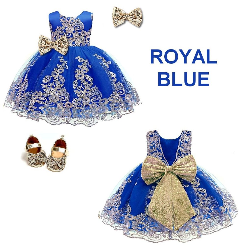 NWT Beautiful Sparkling Sequin Bow Baby Dress Christmas Flower Girl Page… - Picture 13 of 16